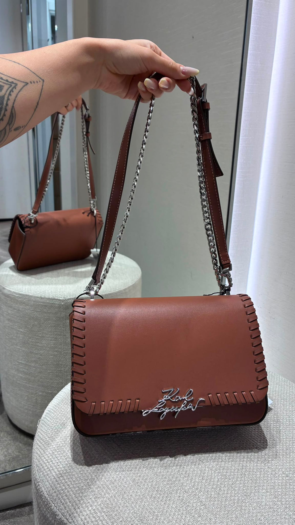 K/Whipstitch Shoulder Bag