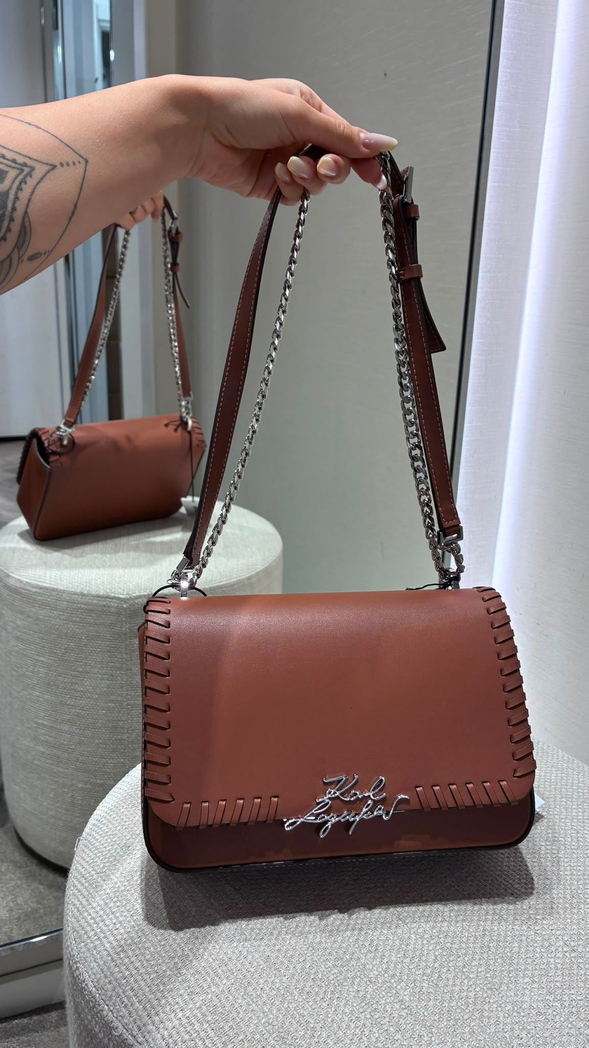 K/Whipstitch Shoulder Bag
