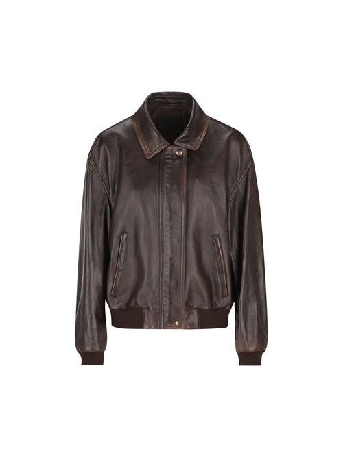 Bomber in pelle
