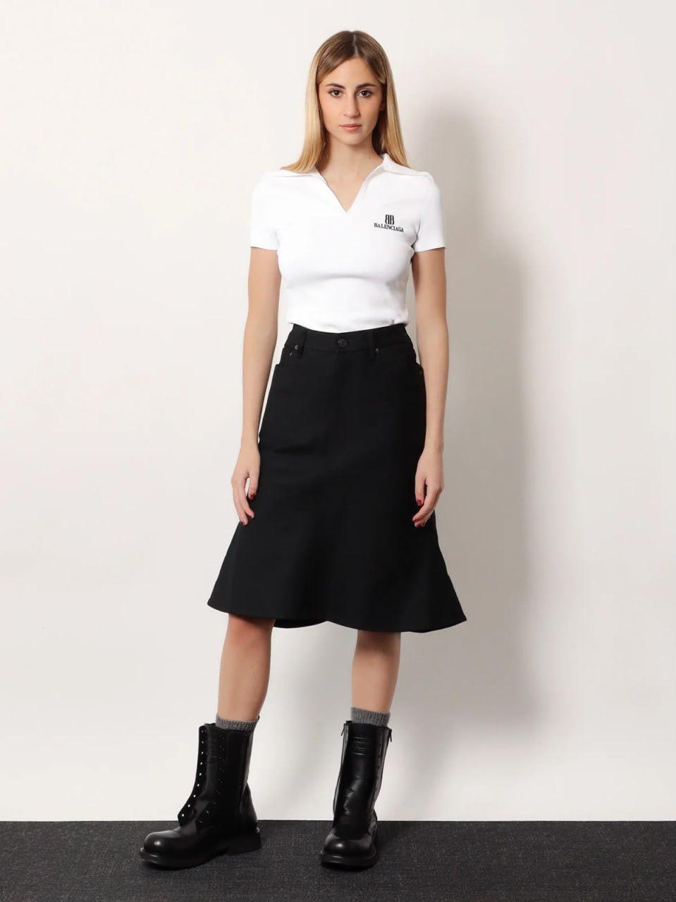 Ribbed Polo Top