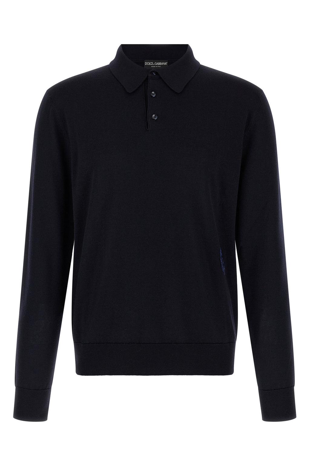Virgin wool polo shirt