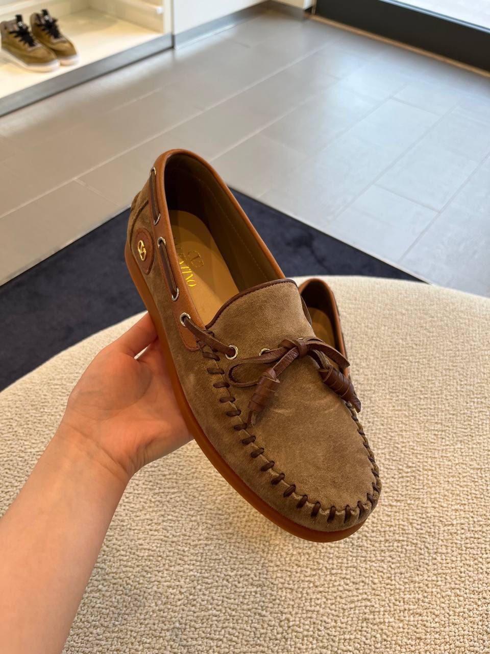 Garavani Suede Boat Shoes