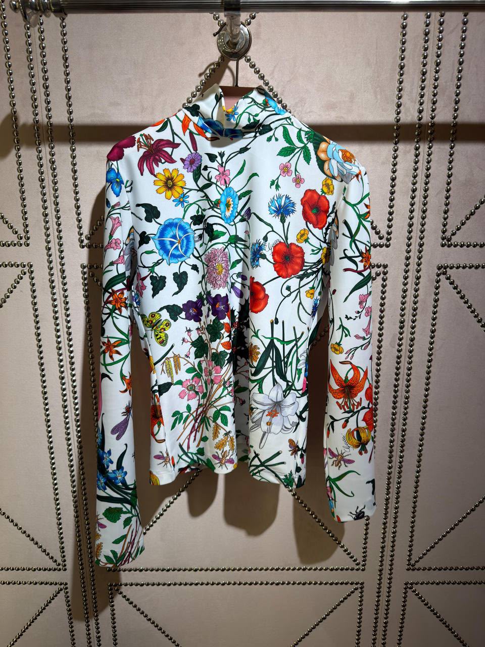 Flora Print Jersey Top