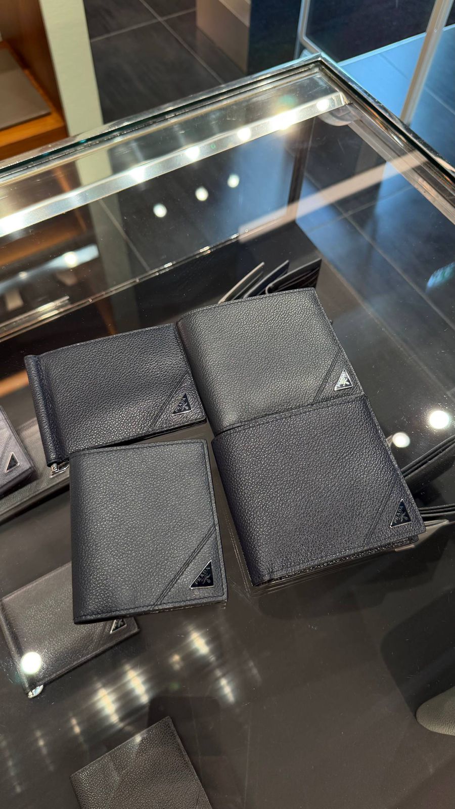 Prada Leather Wallets and Money Clip