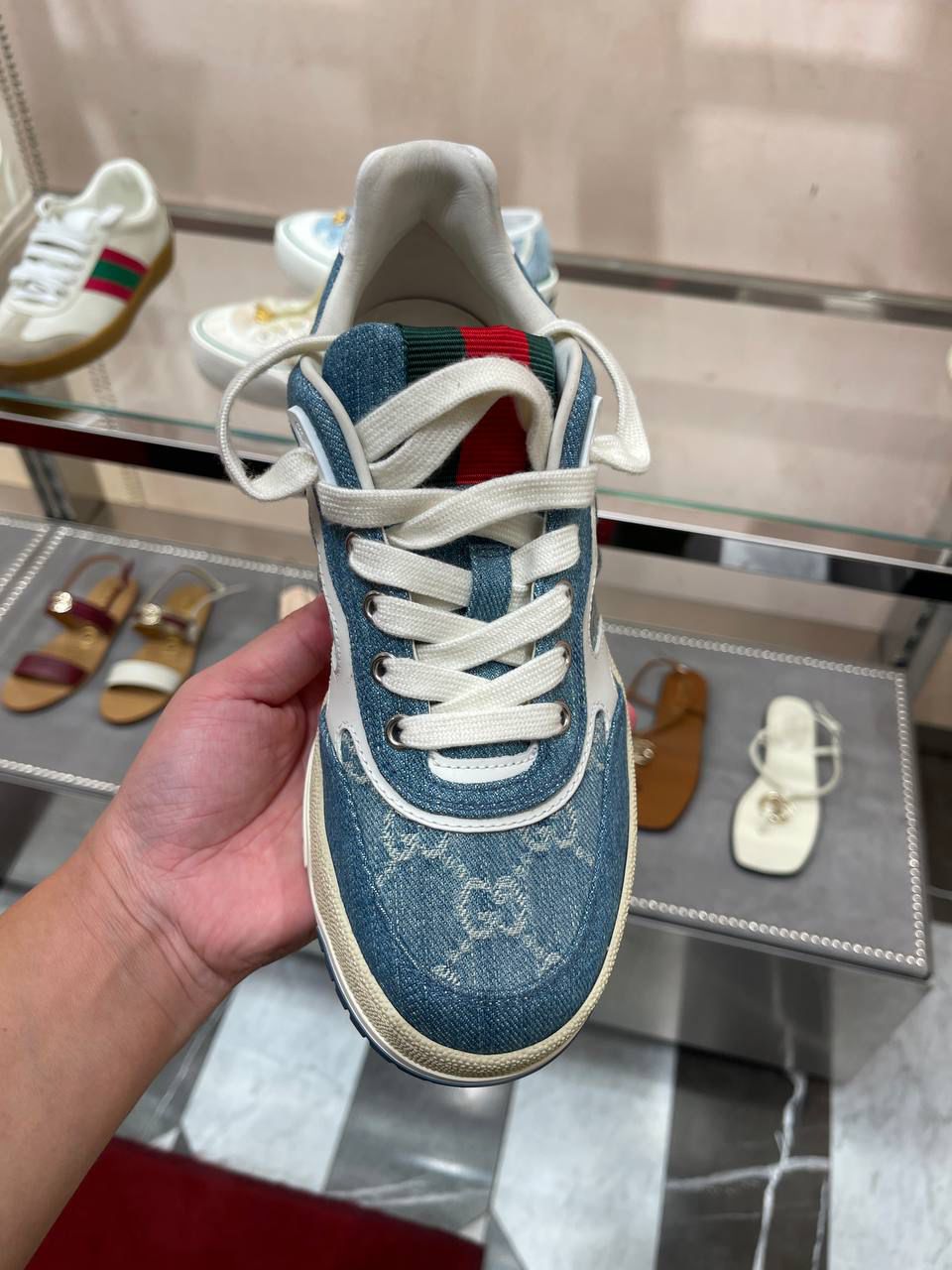 Women's GG Denim Sneaker