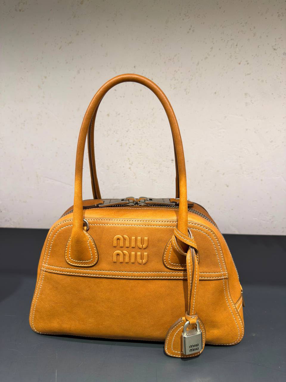 Leather Bowling Bag
