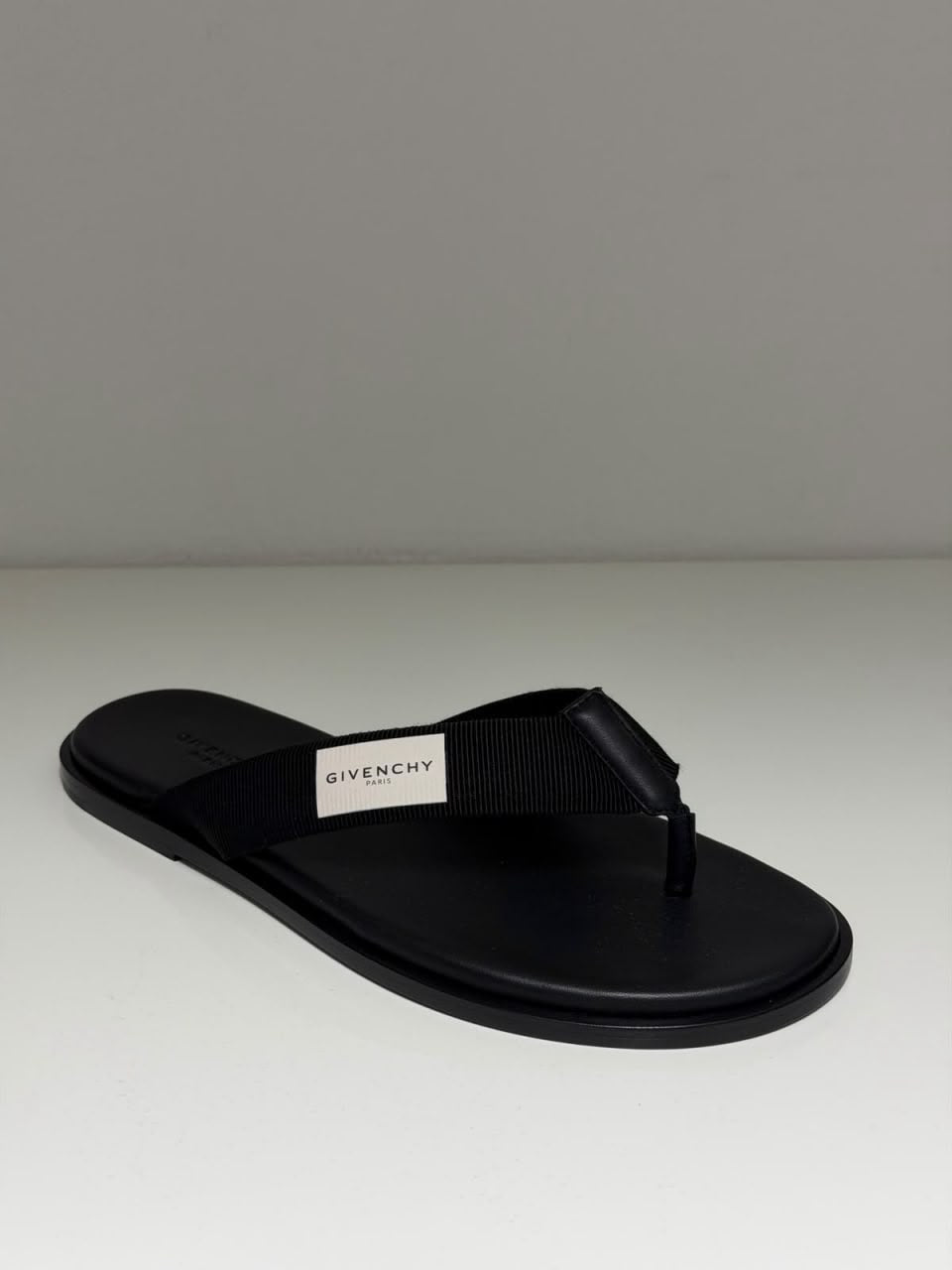 Logo-Patch Thong Sandals
