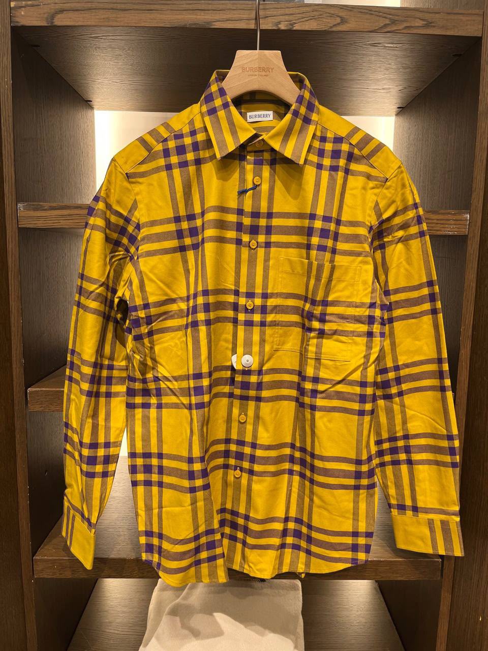 Check Cotton Flannel Shirt