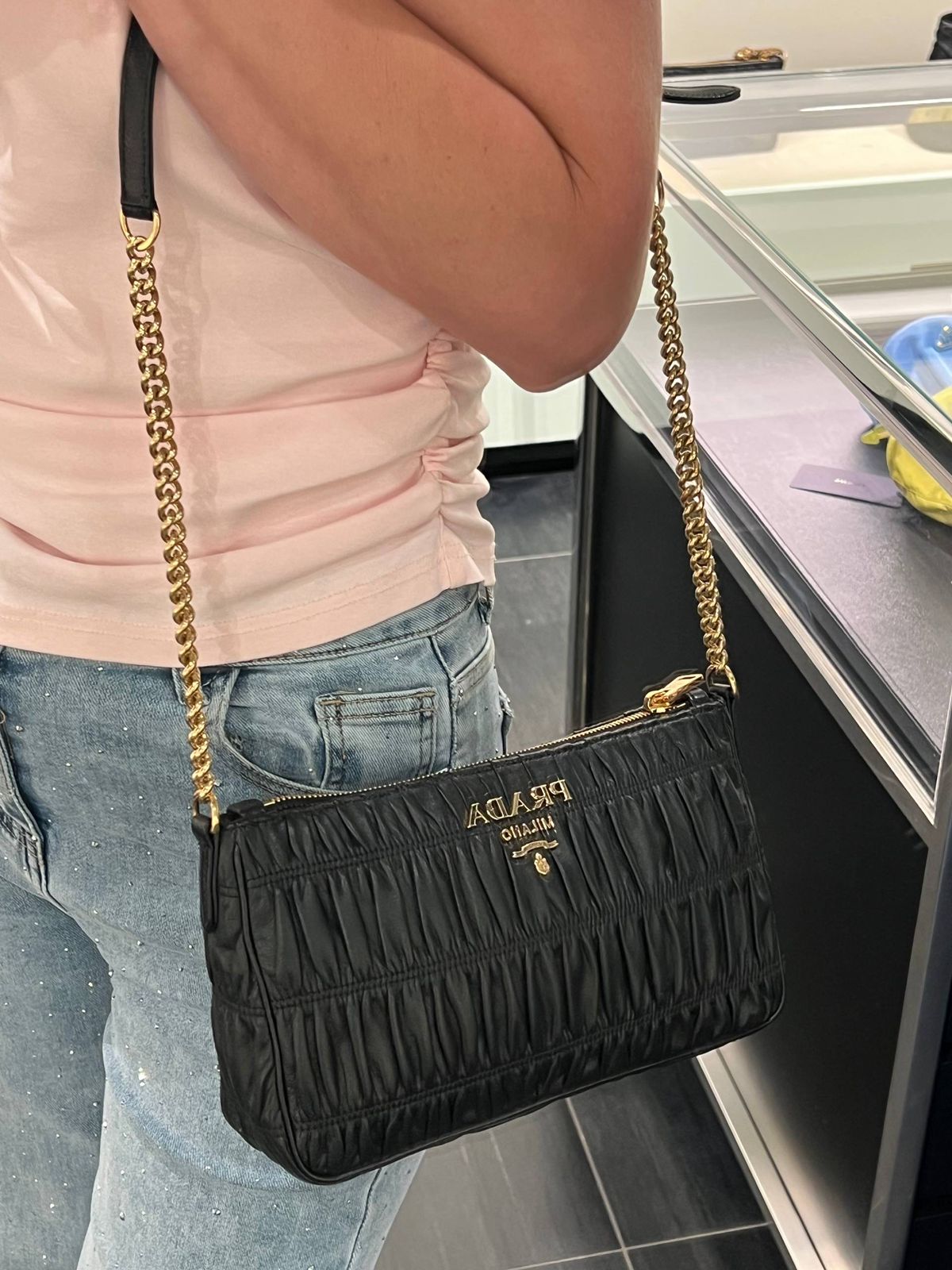 Prada Naplak Leather Mini Bag