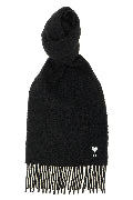 'Quota' scarf with ADC embroidery and fringes