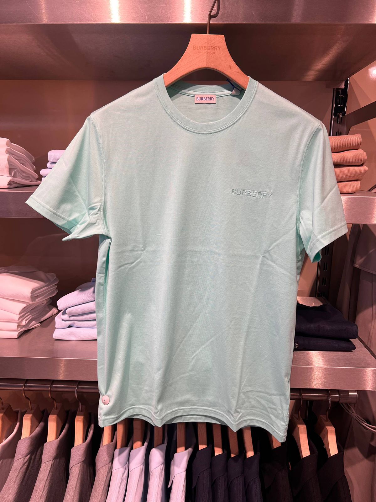 Embroidered Logo Cotton T-shirt