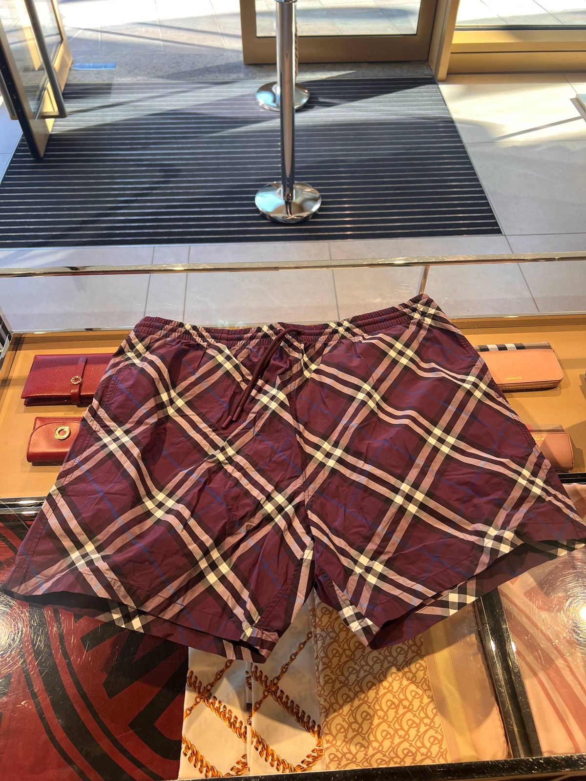 Check Swim Shorts