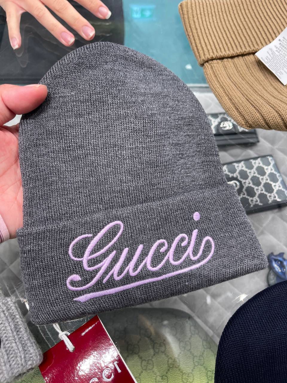 Script Logo Wool Beanie
