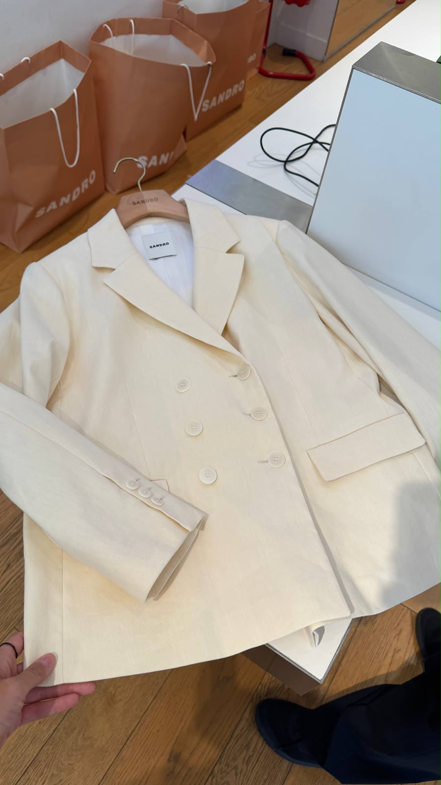 Double-breasted blazer