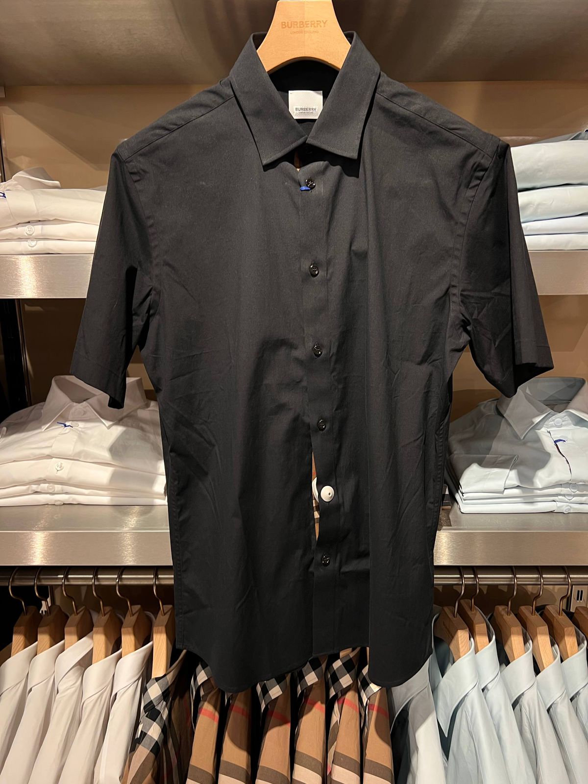 Short-sleeve Cotton Poplin Shirt