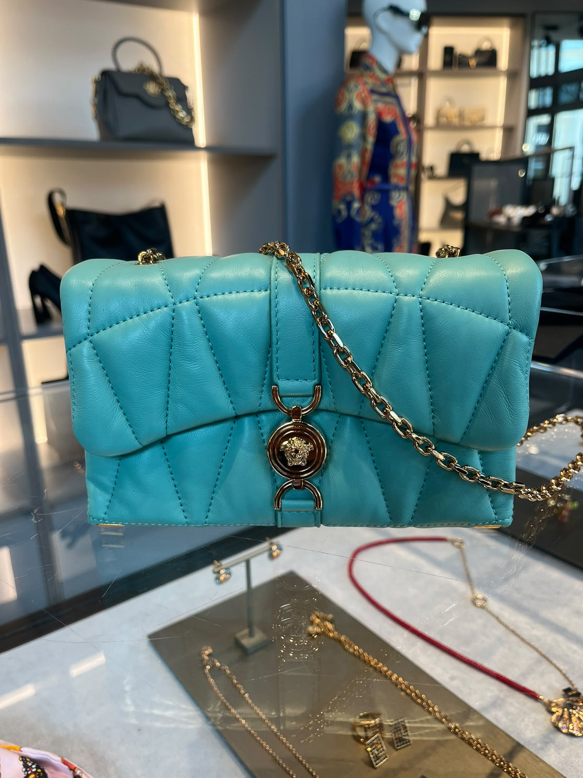 Quilted Leather Shoulder Bag