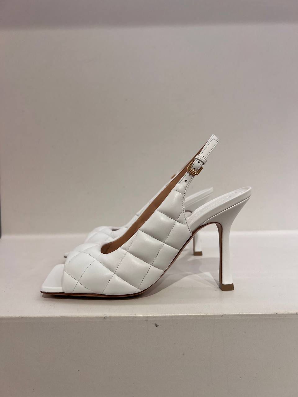 Quilted Slingback Sandals