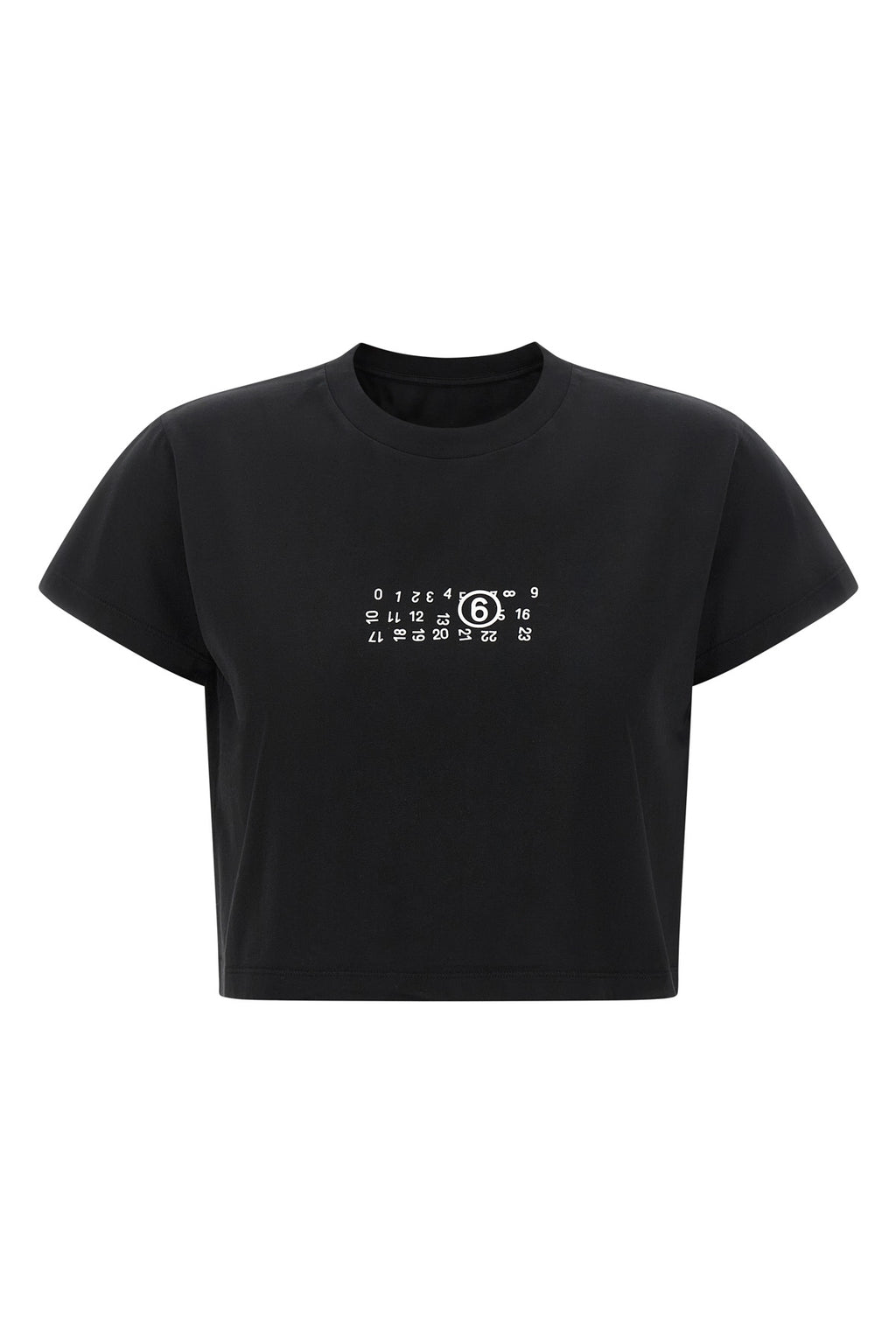 Upside-down print T-shirt