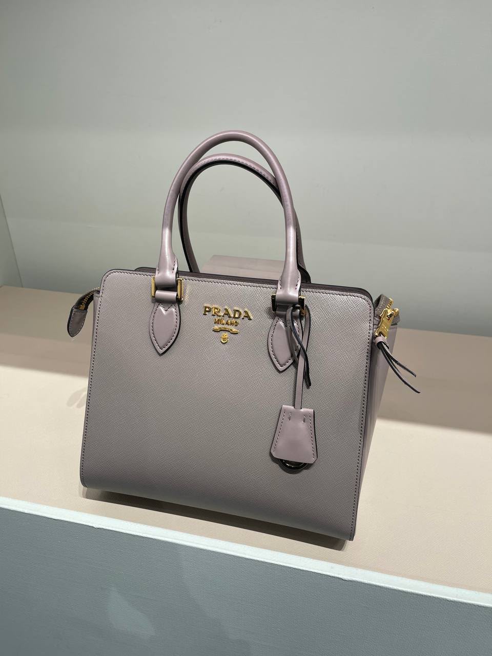 Saffiano Leather Tote Bag