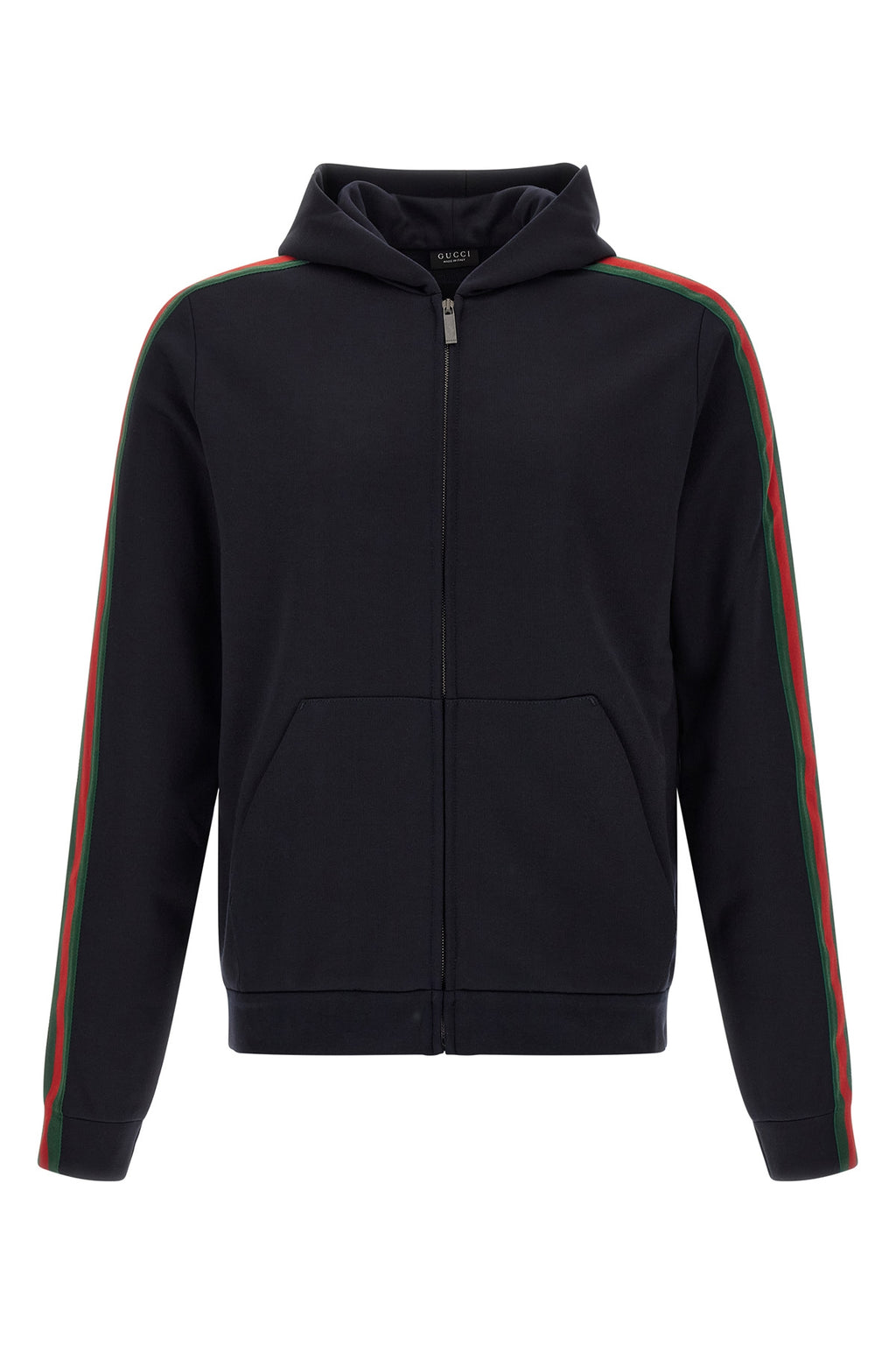 'Web' silk and cotton hoodie