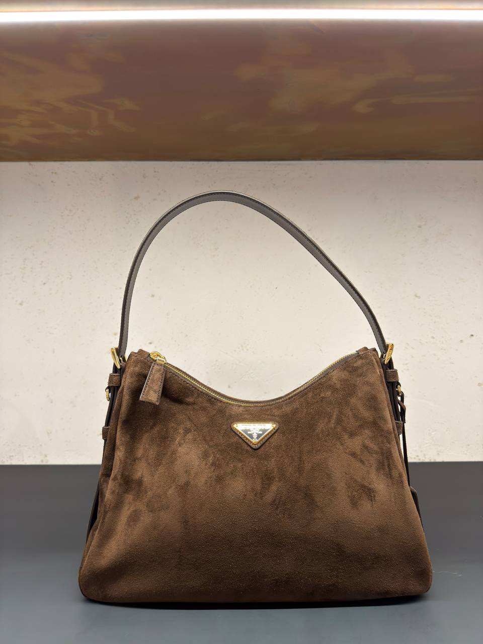 Suede Shoulder Bag