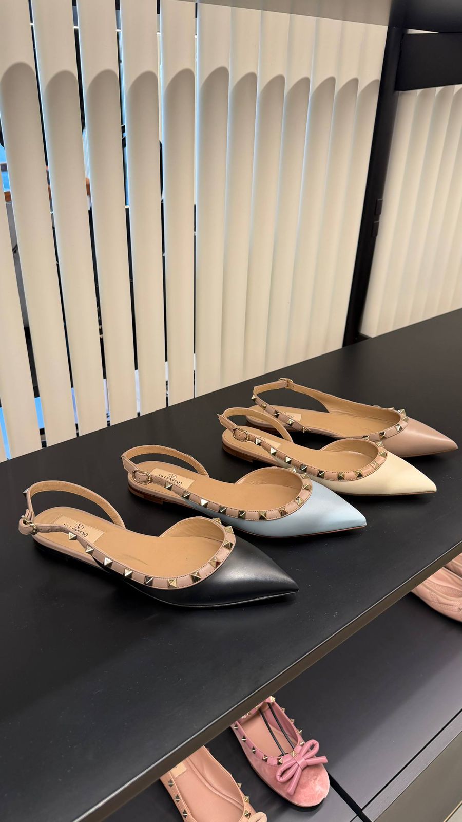 Rockstud Slingback Flat