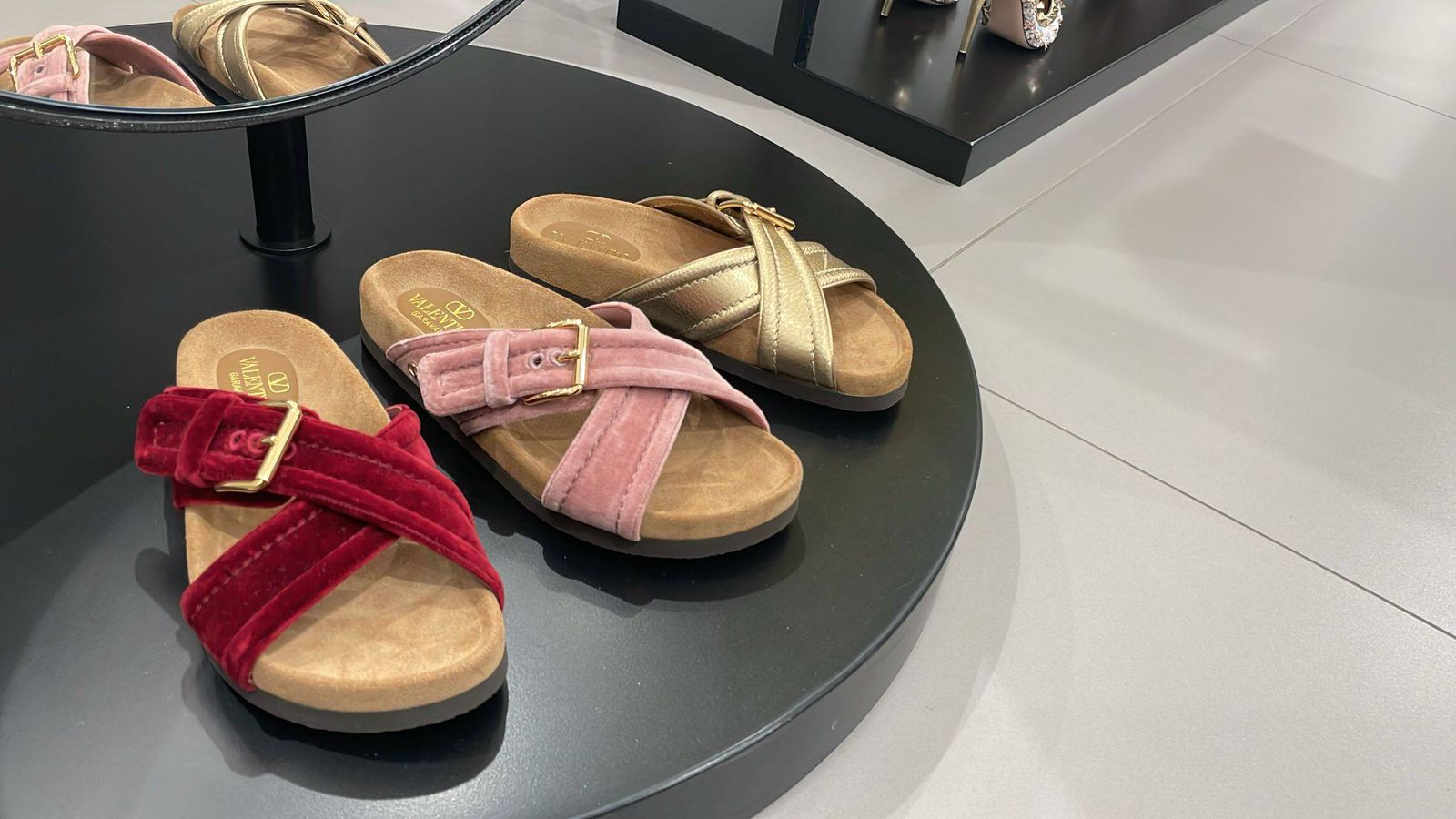 Valentino Garavani Cross-Strap Sandals