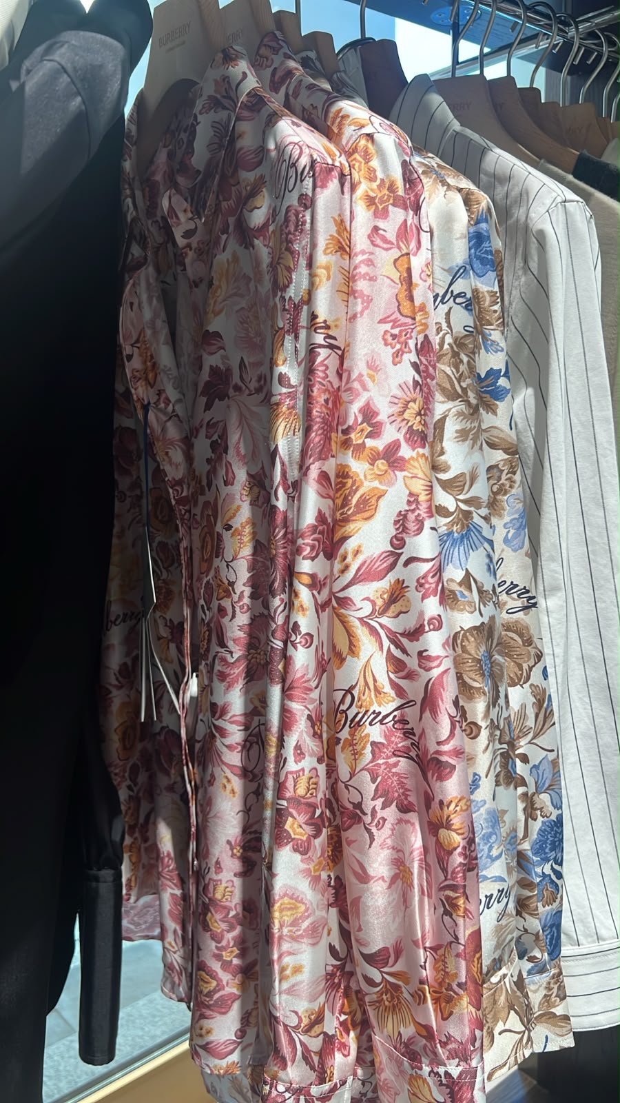 Floral Print Silk Shirt