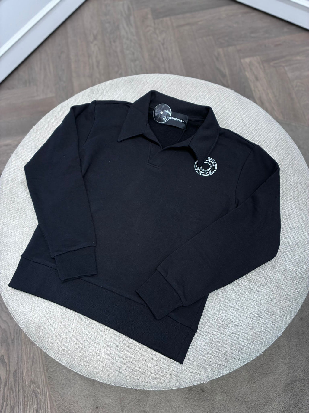 Polo Collar Sweatshirt