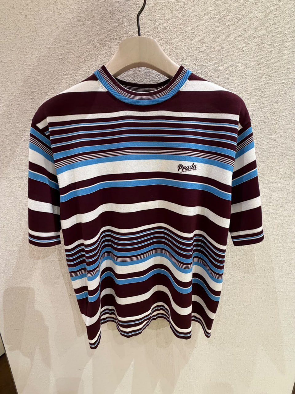 Striped Knit T-Shirt