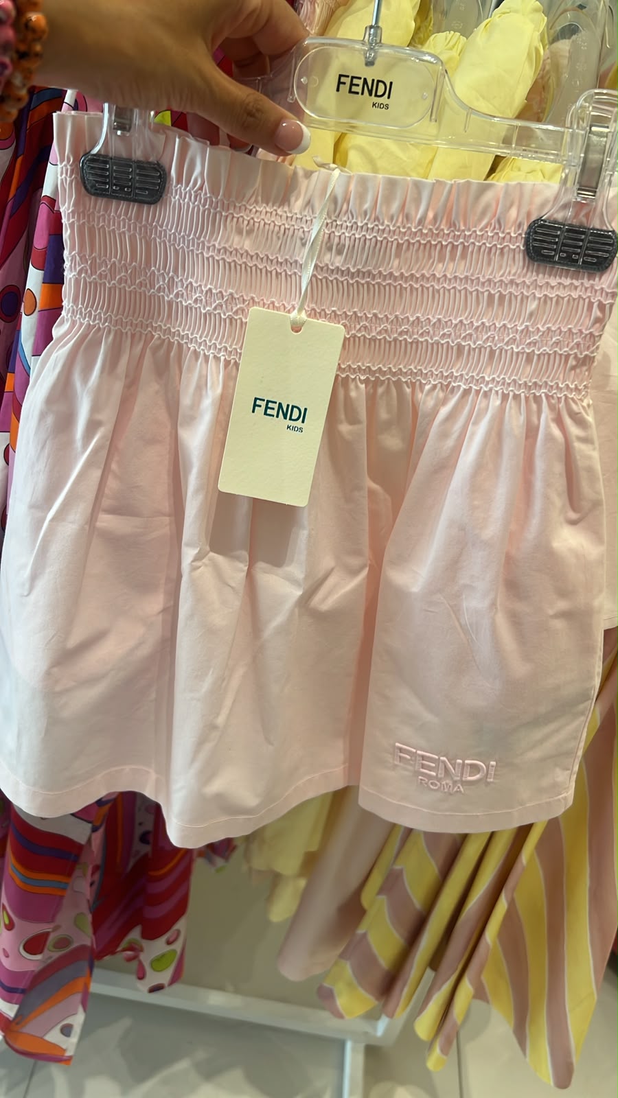 Girls' Smocked Waist Skirt