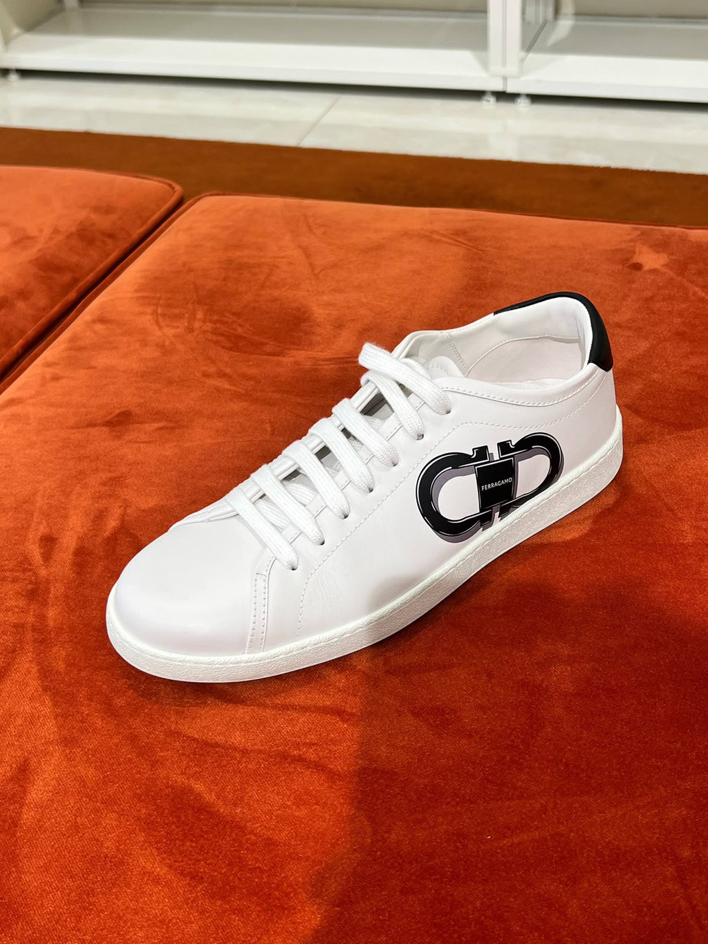 Ferragamo Gancini Low-Top Sneaker