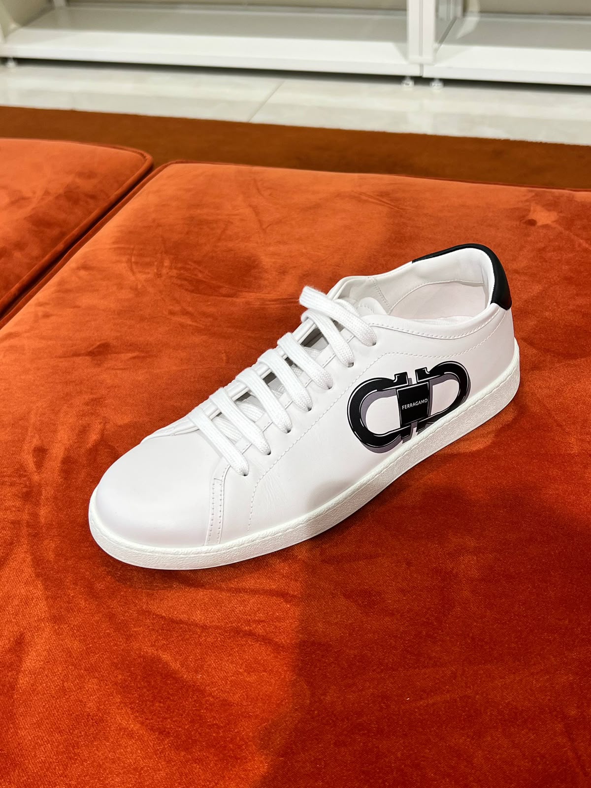 Ferragamo Gancini Low-Top Sneaker
