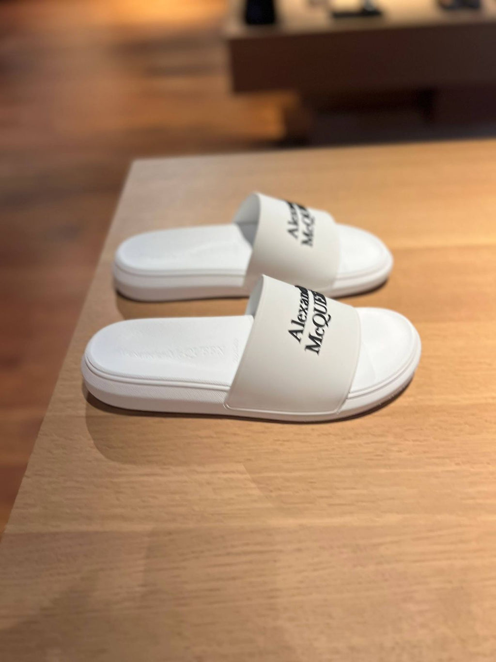 Logo-Embossed Rubber Slides