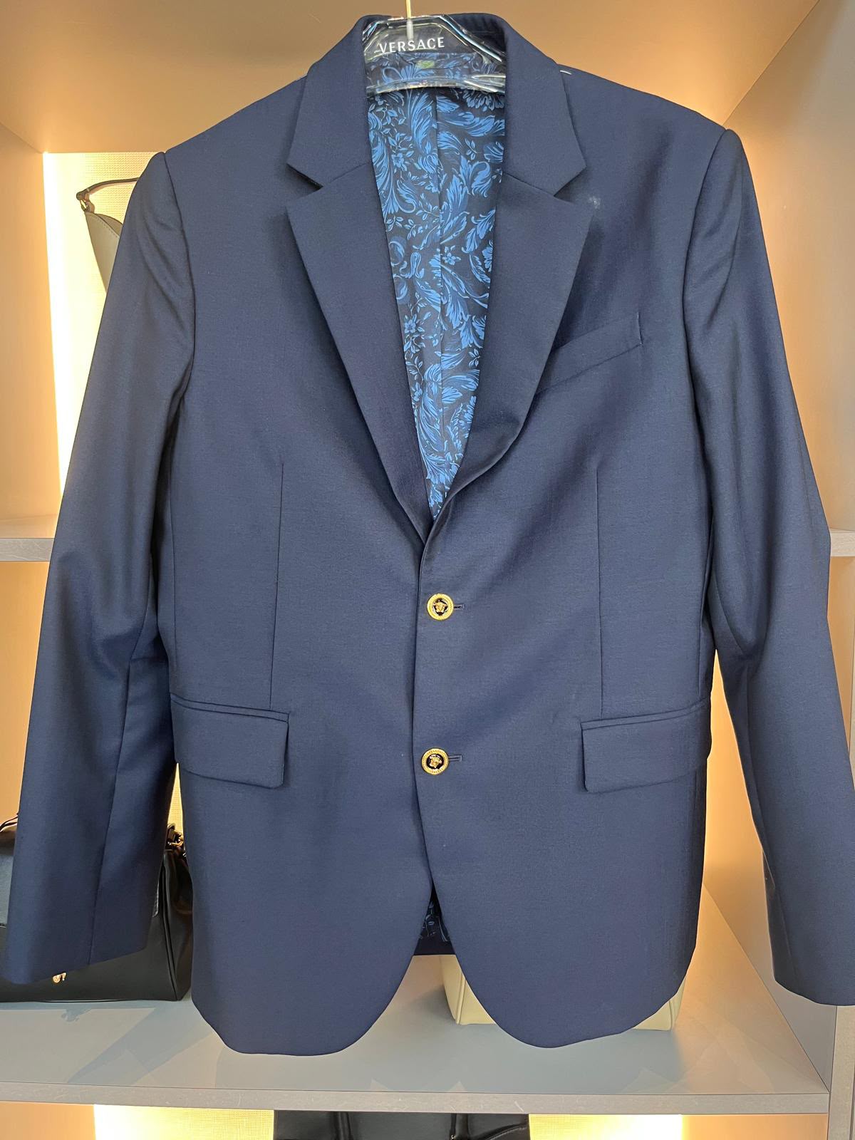 Medusa Button Blazer