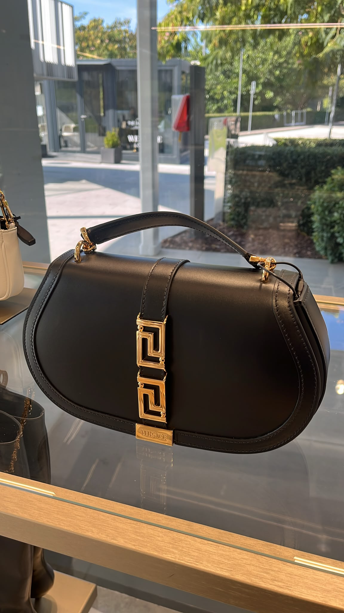 Greca Goddess Top Handle Bag