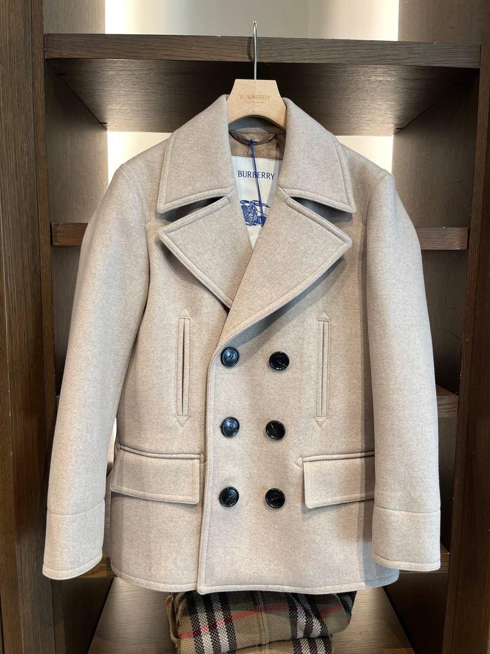 Wool Blend Peacoat