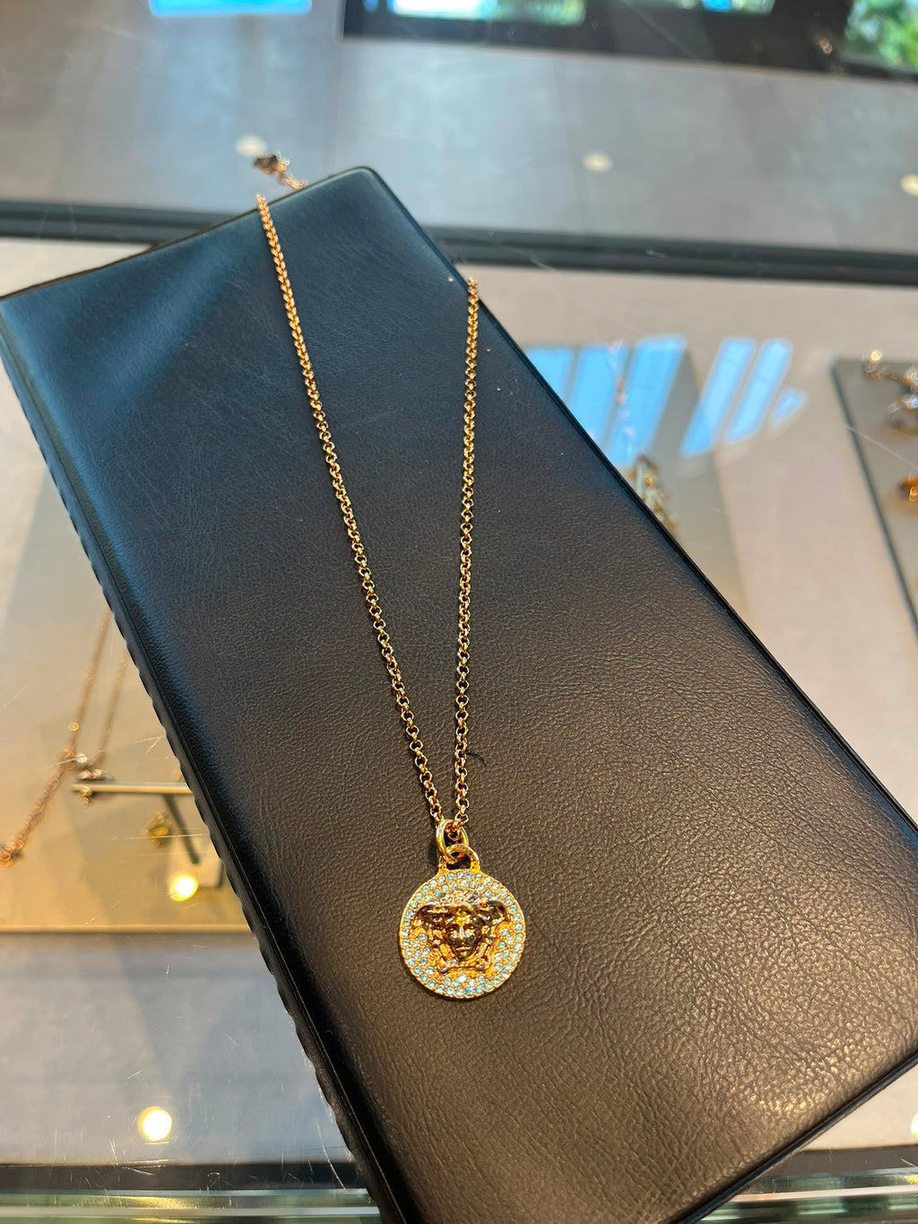 Medusa Crystal Pendant Necklace