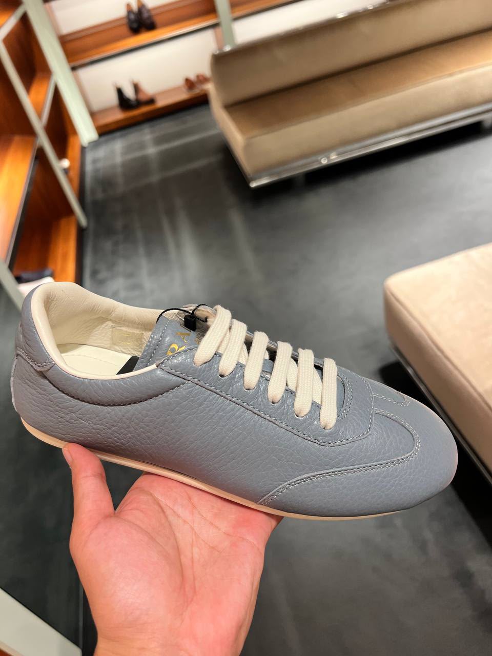 Suede and Re-Nylon Sneakers