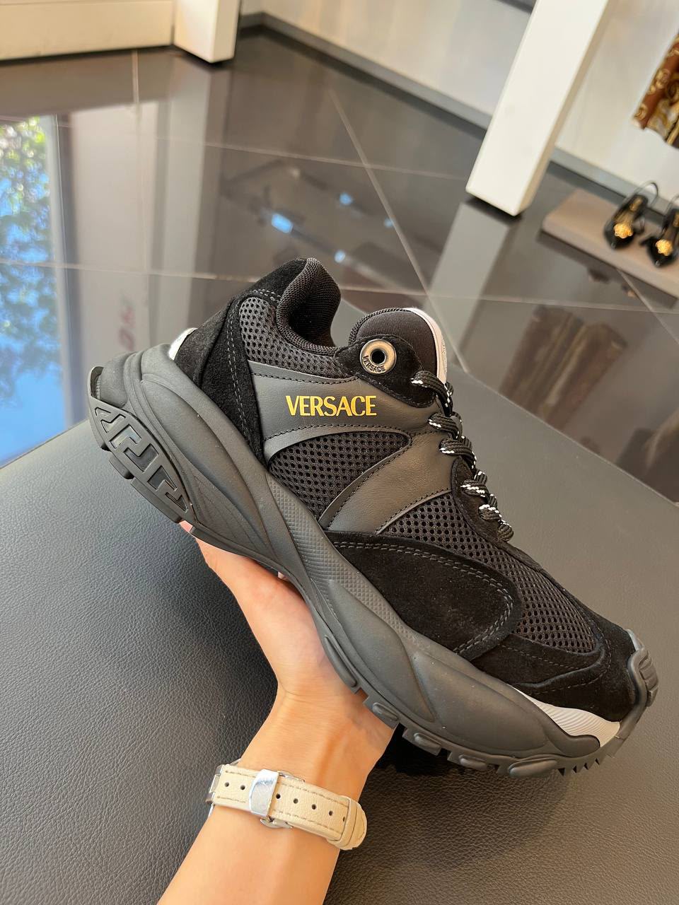 Greca Cushion Sneakers