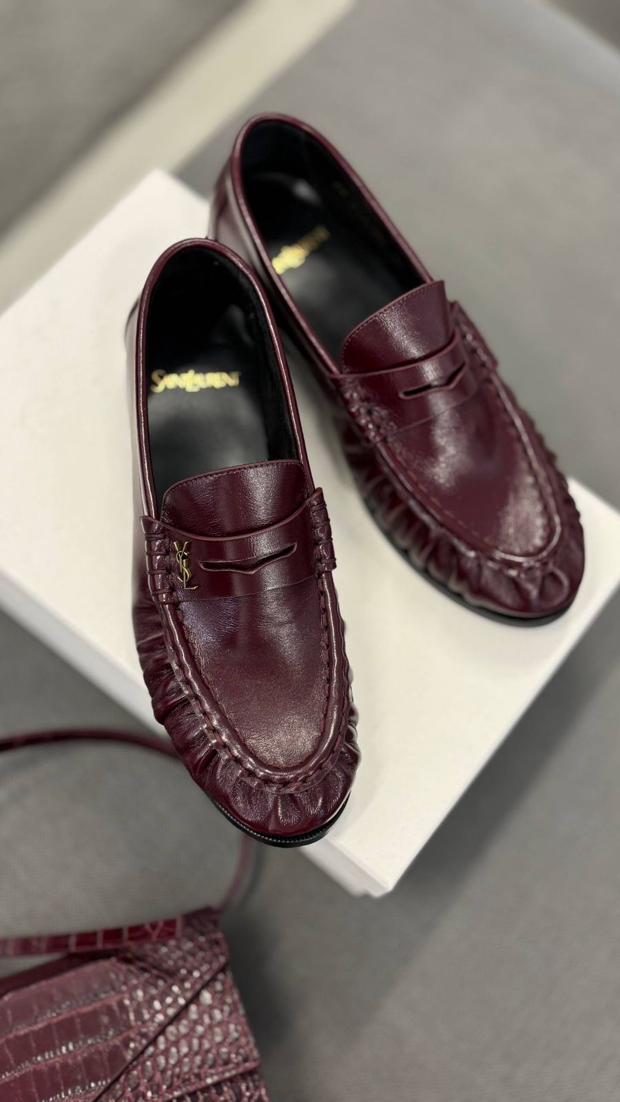 Le Loafer Penny Loafers in Shiny Leather
