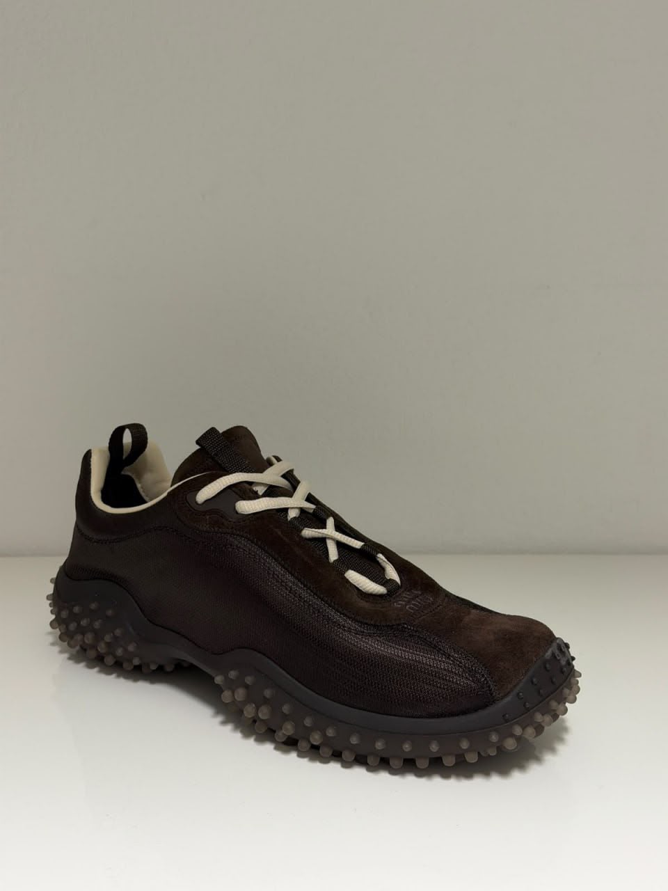 Suede and Mesh Sneakers