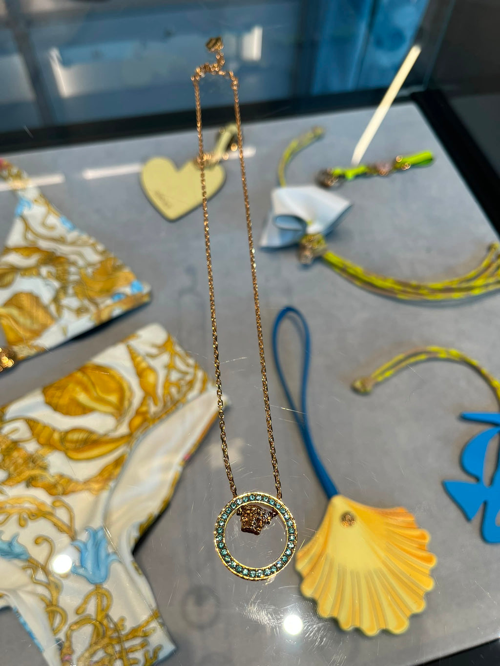 Medusa Crystal Pendant Necklace