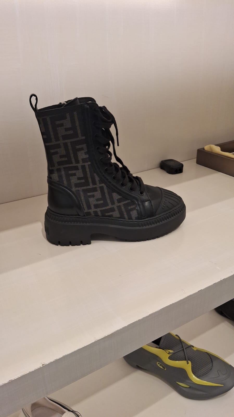 FF Logo Combat Boots