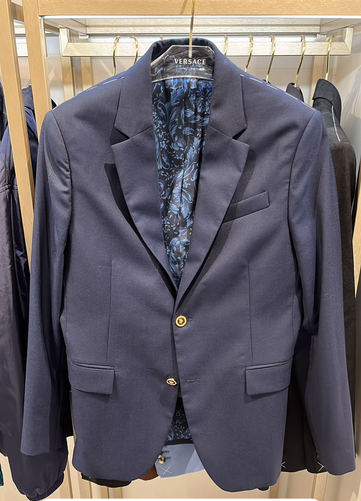Medusa Button Blazer