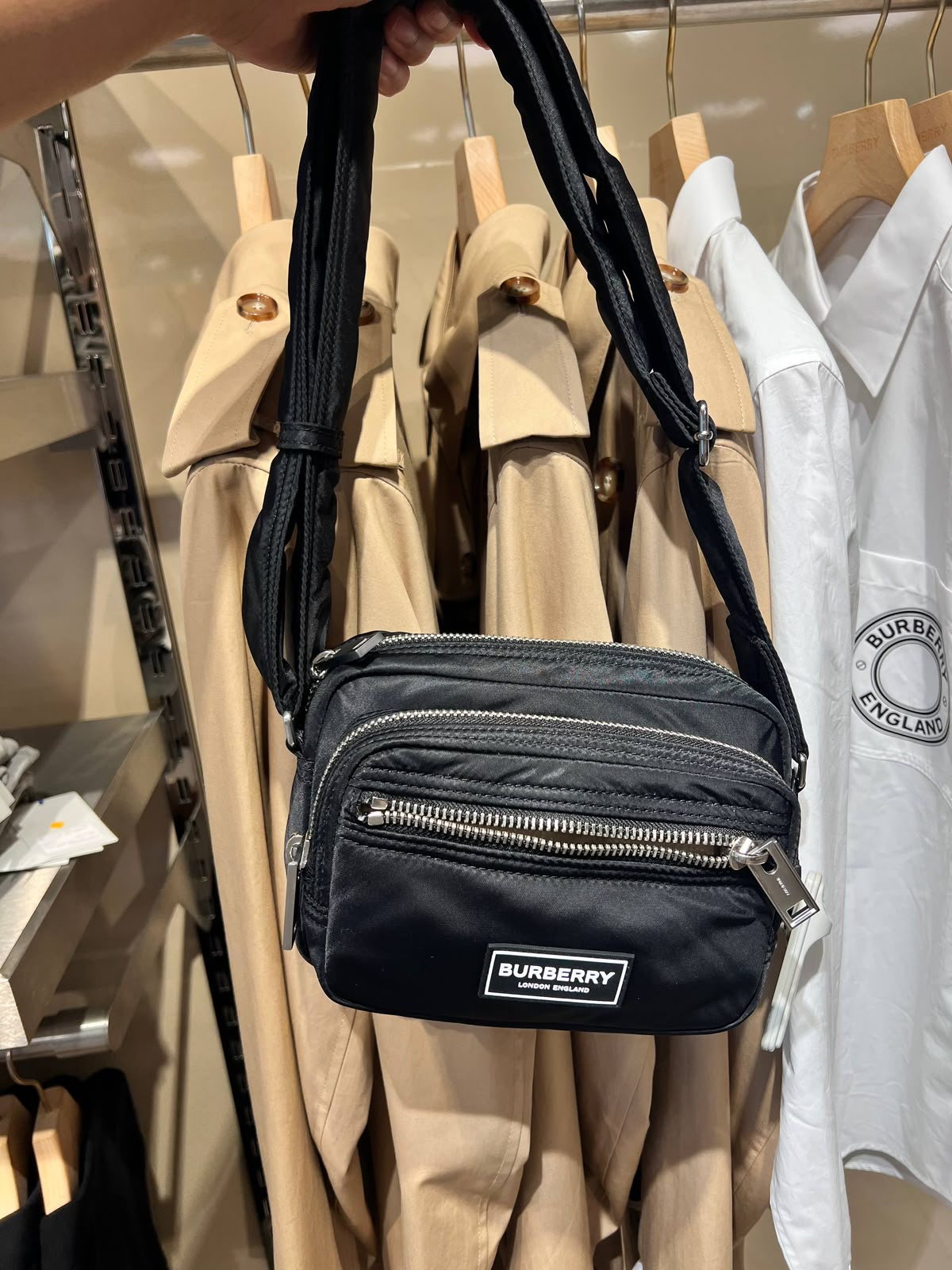 Nylon Crossbody Bag