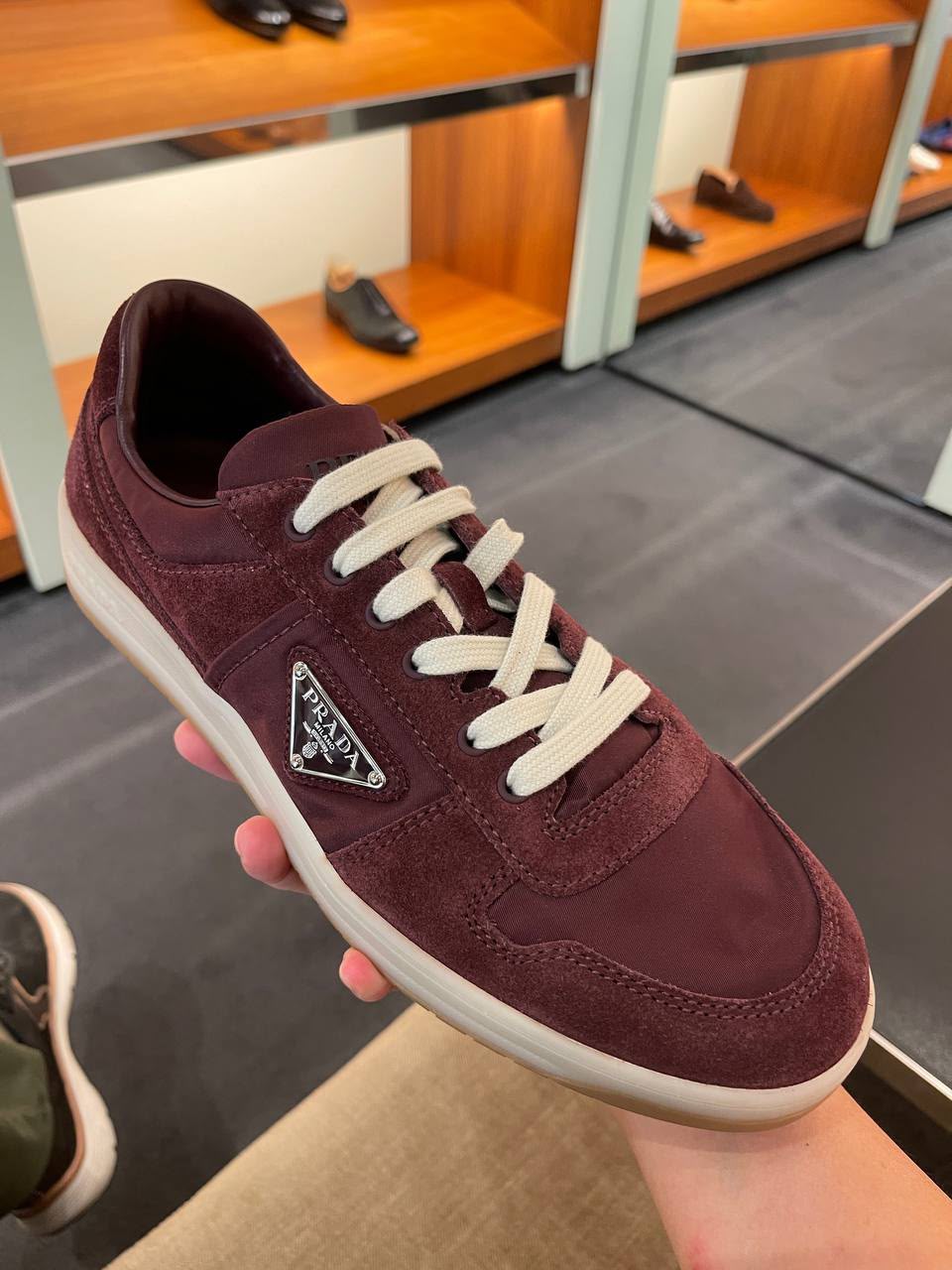 Downtown Suede and Re-Nylon Sneakers