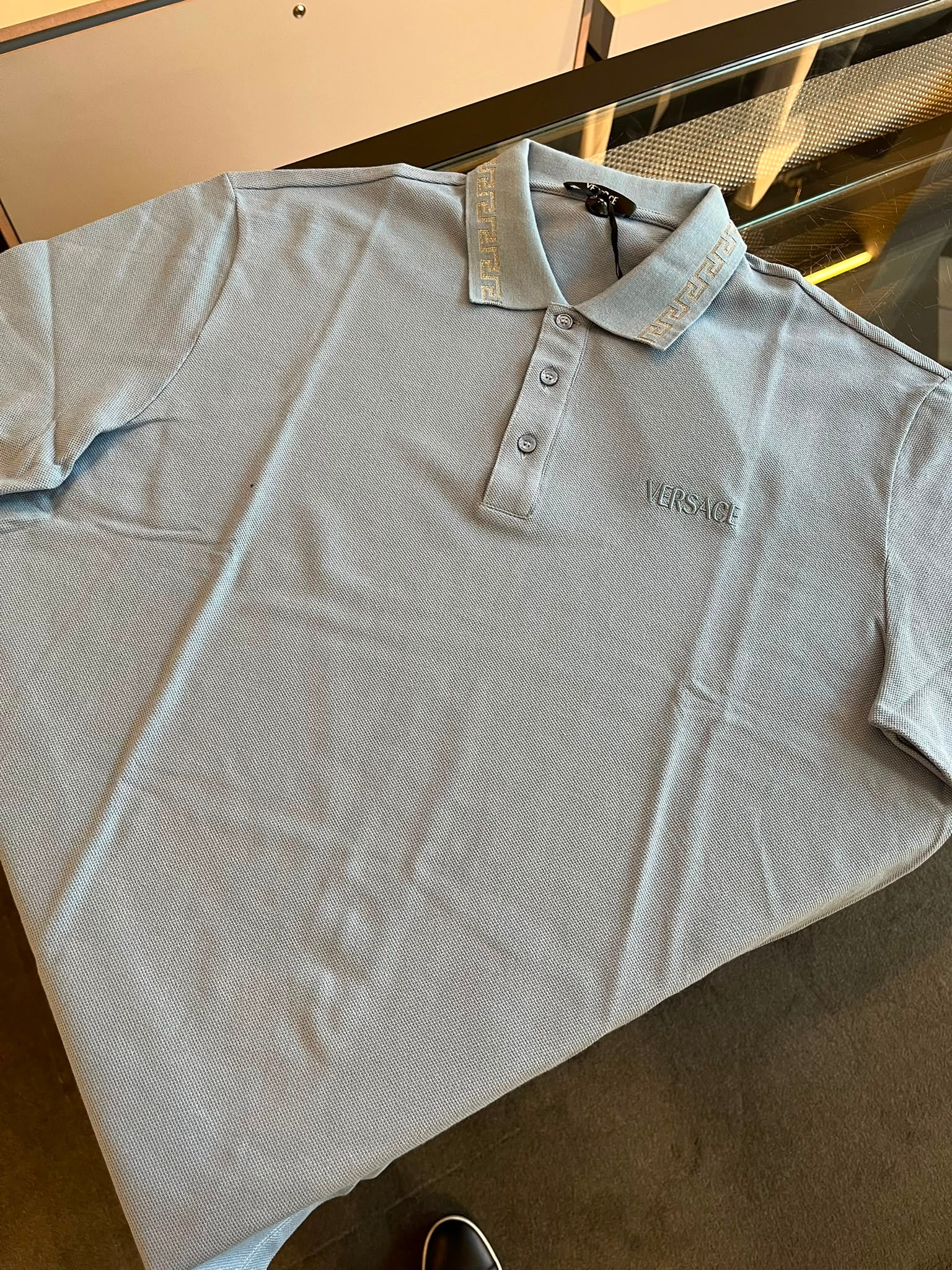 Greca Collar Polo Shirt