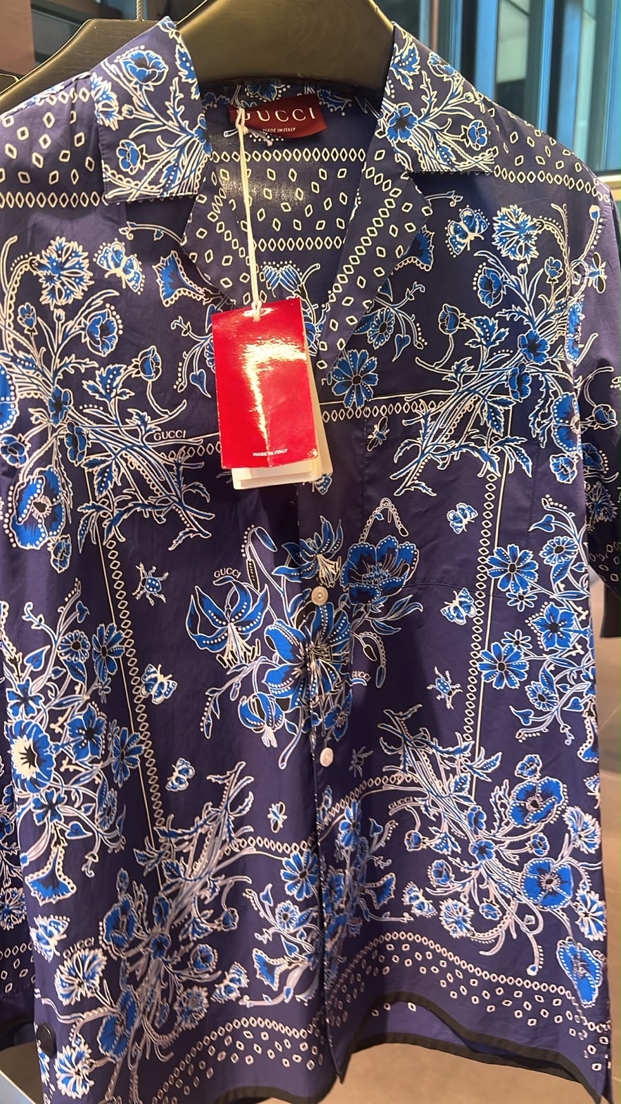 Floral Print Bowling Shirt