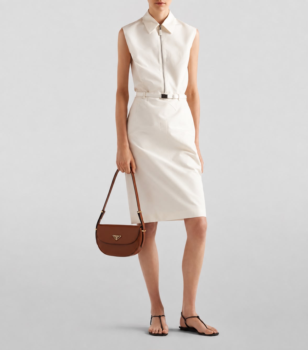 Nappa leather dress